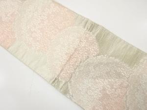 アンティーク　菊模様織り出し袋帯（材料）